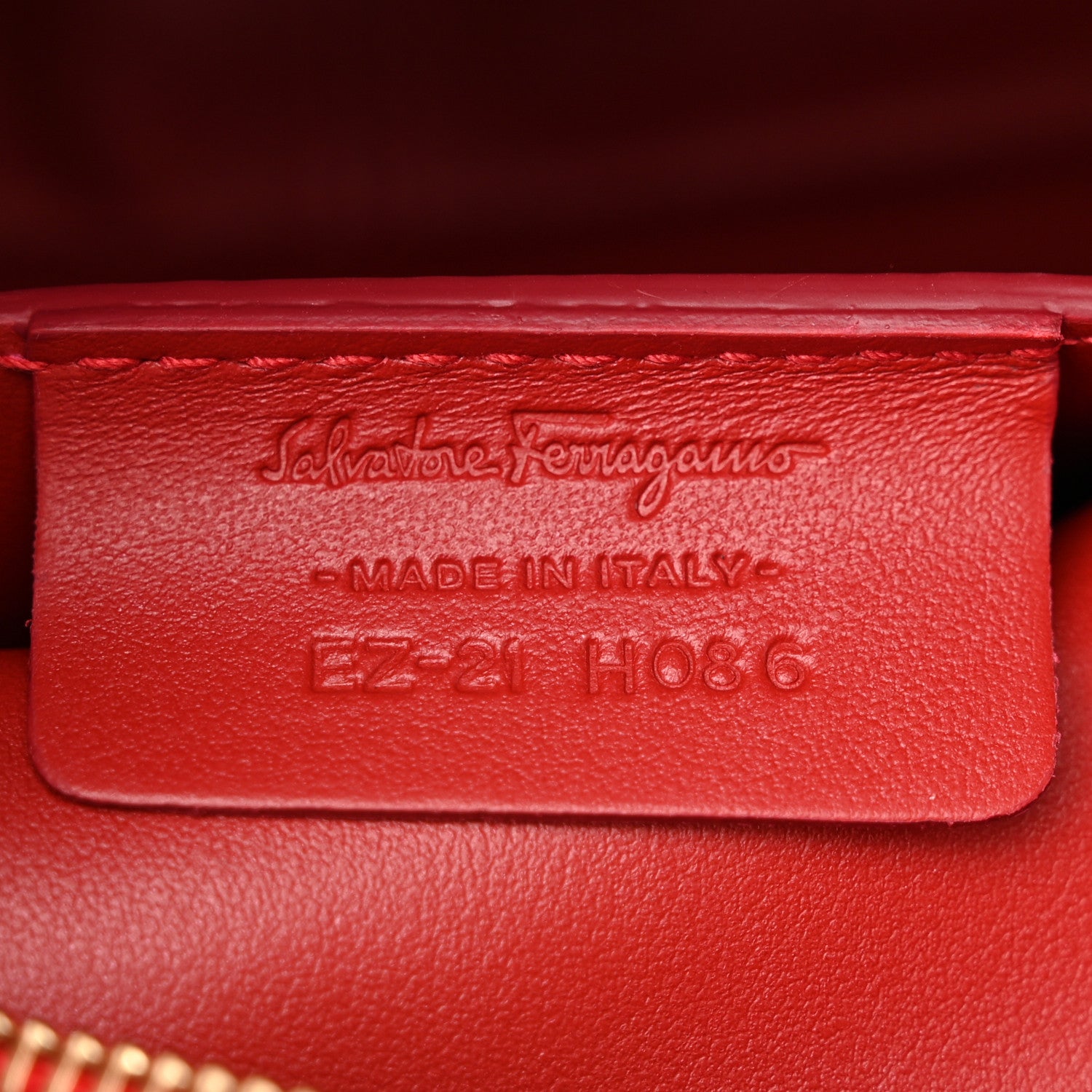 Salvatore Ferragamo Calfskin Quilted Gancini Camera Bag Red 7 of 11