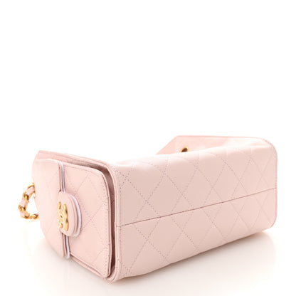 Chanel Caviar Quilted Mini Chanel 25 Handbag Light Pink 5 of 20
