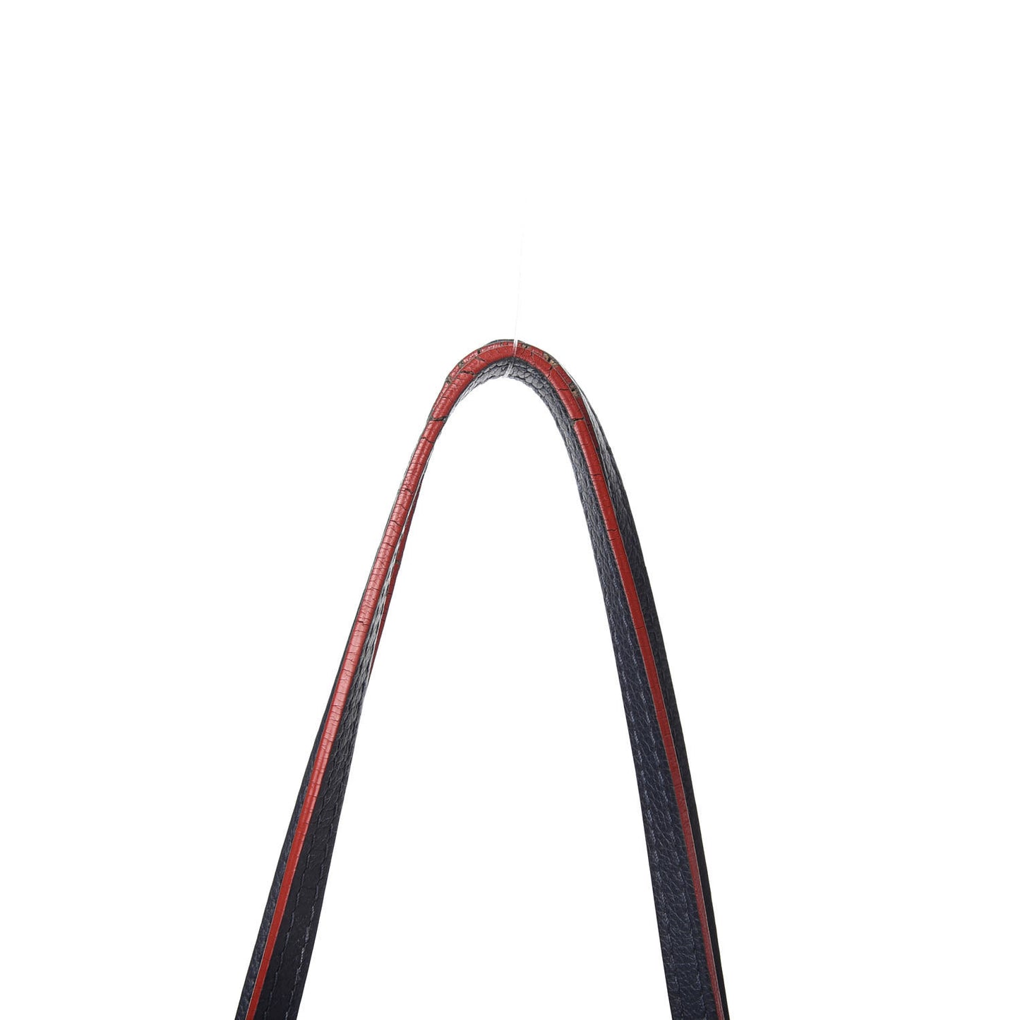 Calfskin Braided Lockme Cabas Marine Rouge