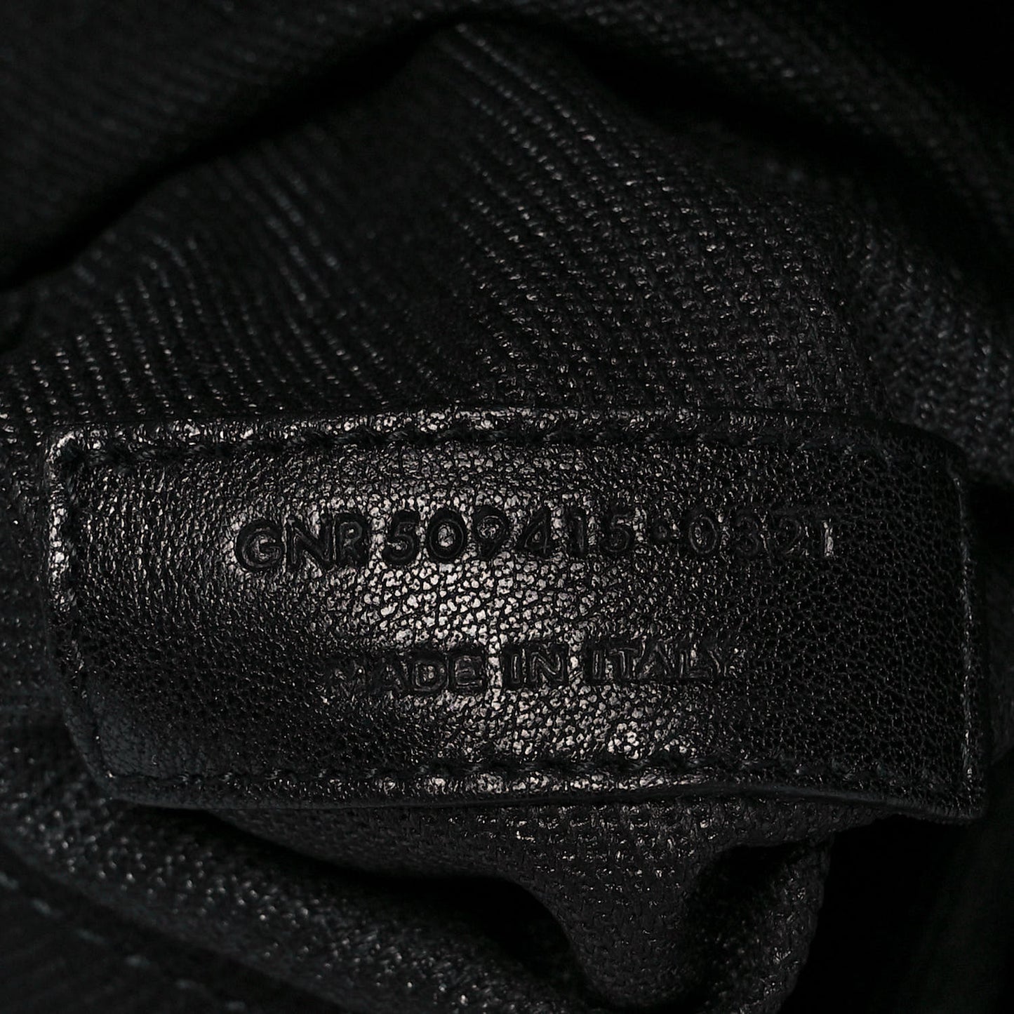 Linen Calfskin Rive Gauche Tote Black