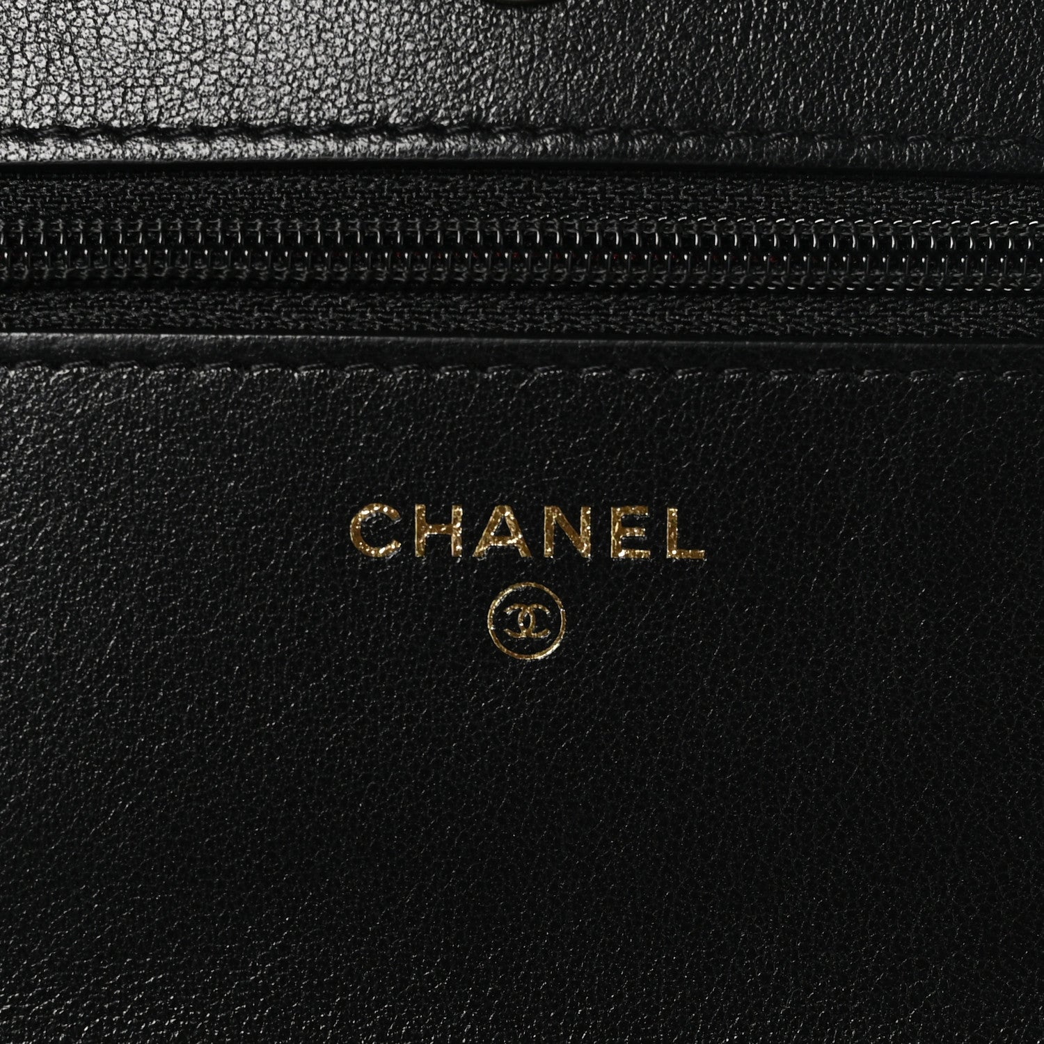 Chanel Lambskin Quilted Chanel 19 Wallet On Chain WOC Black 6 of 12