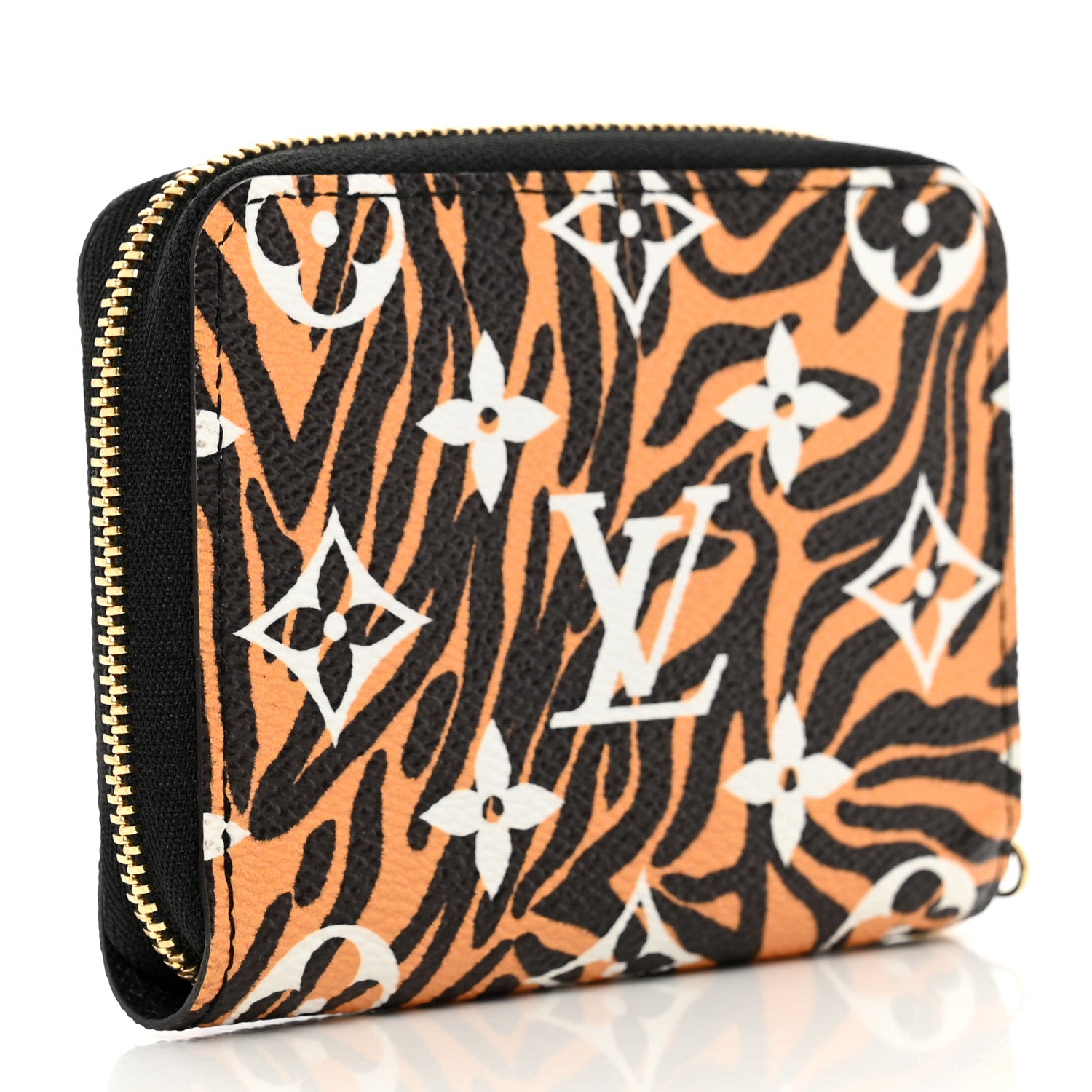 Louis Vuitton Monogram Giant Jungle Zippy Coin Purse Black 4 of 6