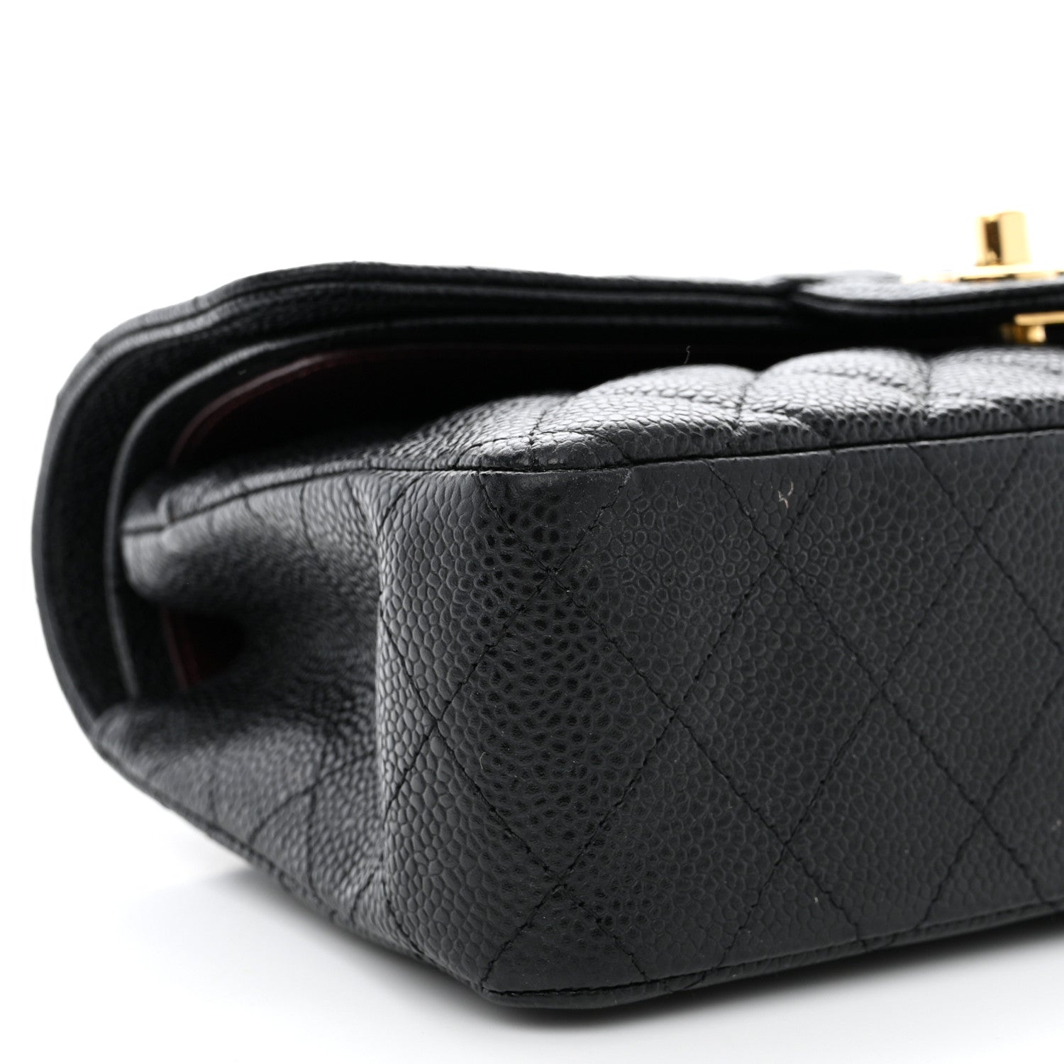 Chanel Caviar Quilted Small Double Flap Black 9 of 10