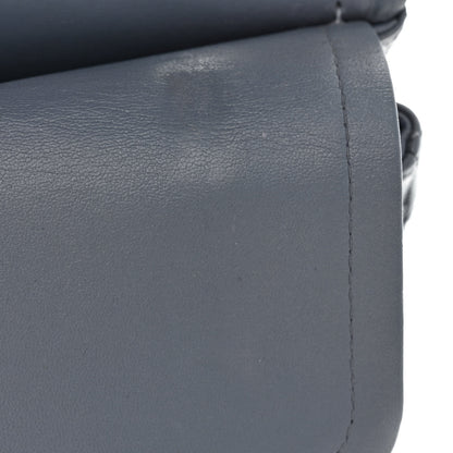 Chanel Lambskin Quilted Medium Double Flap Dark Grey 12 of 17