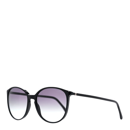 Chanel Acetate Round Sunglasses 5278 Black 1 of 7