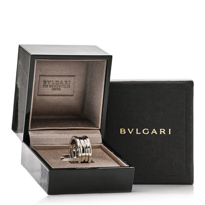 Bulgari 18K White Gold B.Zero1 Three-Band Ring 53 6.25 5 of 5