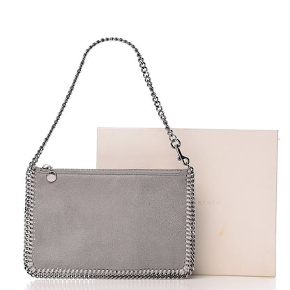 Stella McCartney Shaggy Deer Falabella Clutch Light Grey 11 of 11