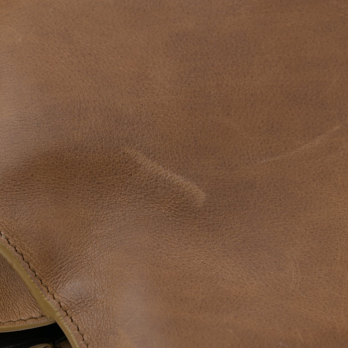 Saddle Calfskin Sienna Shoulder Bag Camel