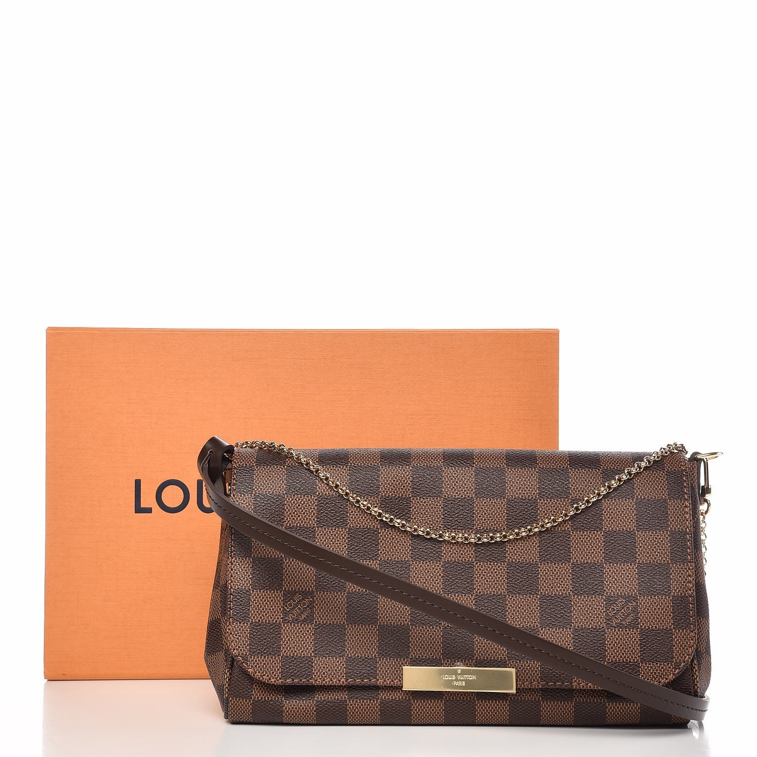 Louis Vuitton Damier Ebene Favorite MM 8 of 8
