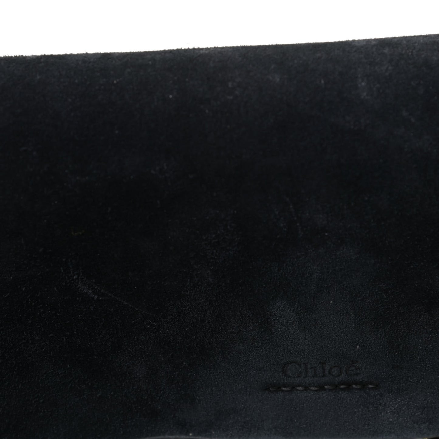 Suede Calfskin Small Faye Shoulder Bag Black