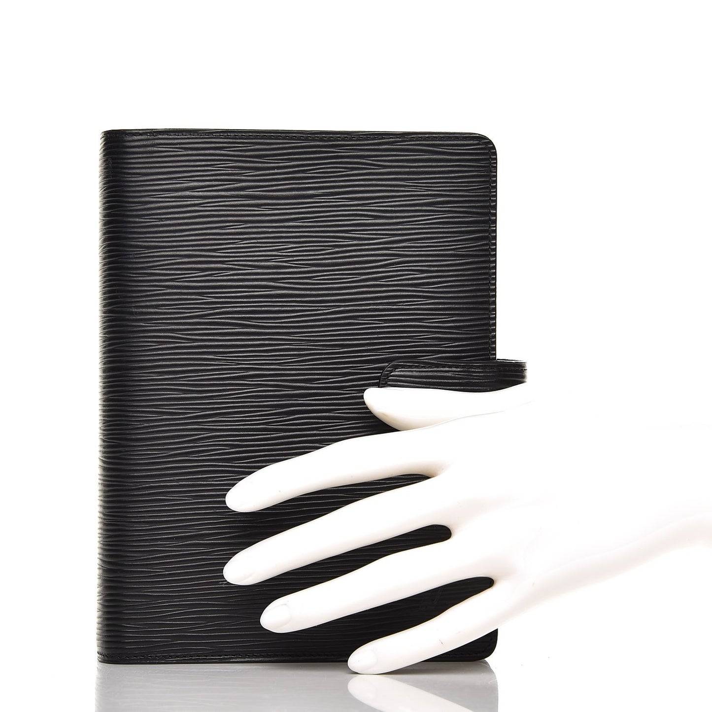 Epi Medium Ring Agenda Cover Black