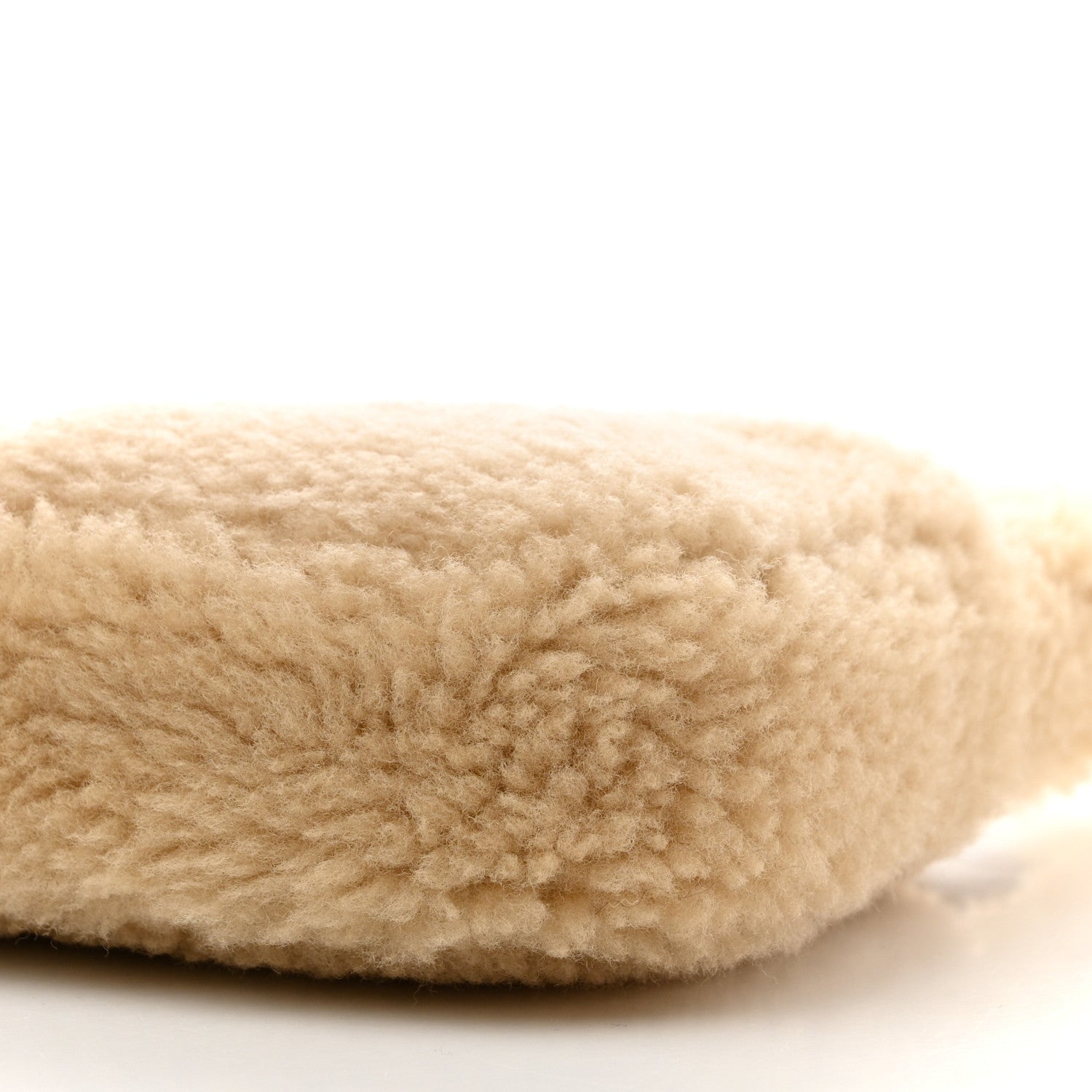 Saint Laurent Shearling Le 5 A 7 Mini Hobo Natural Beige 10 of 10