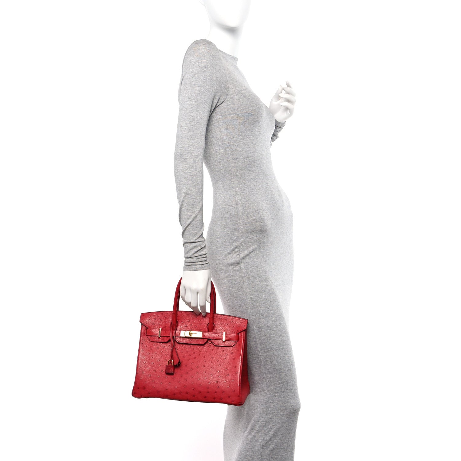 Hermes Ostrich Birkin 30 2 of 12