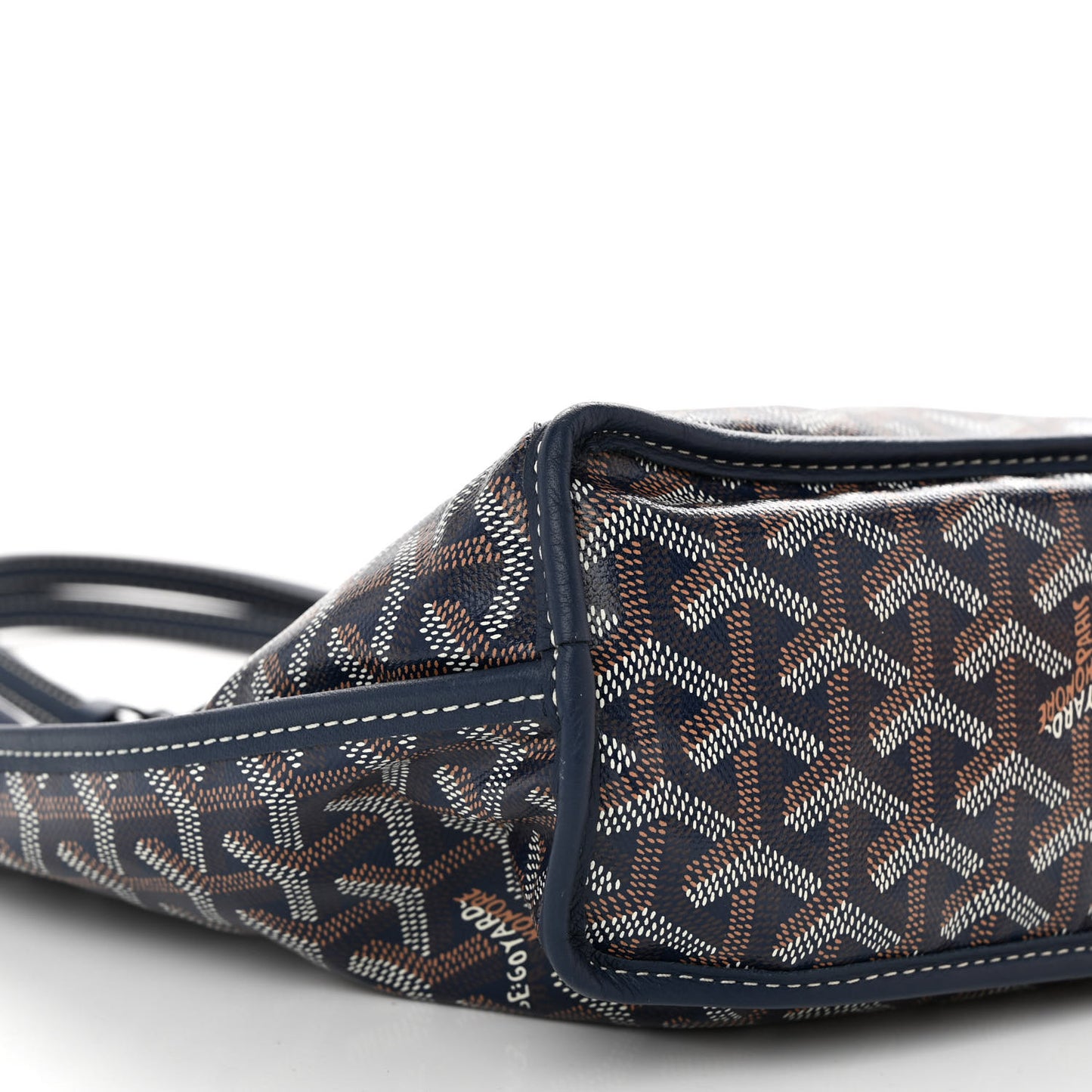 Goyardine Reversible Mini Anjou Navy