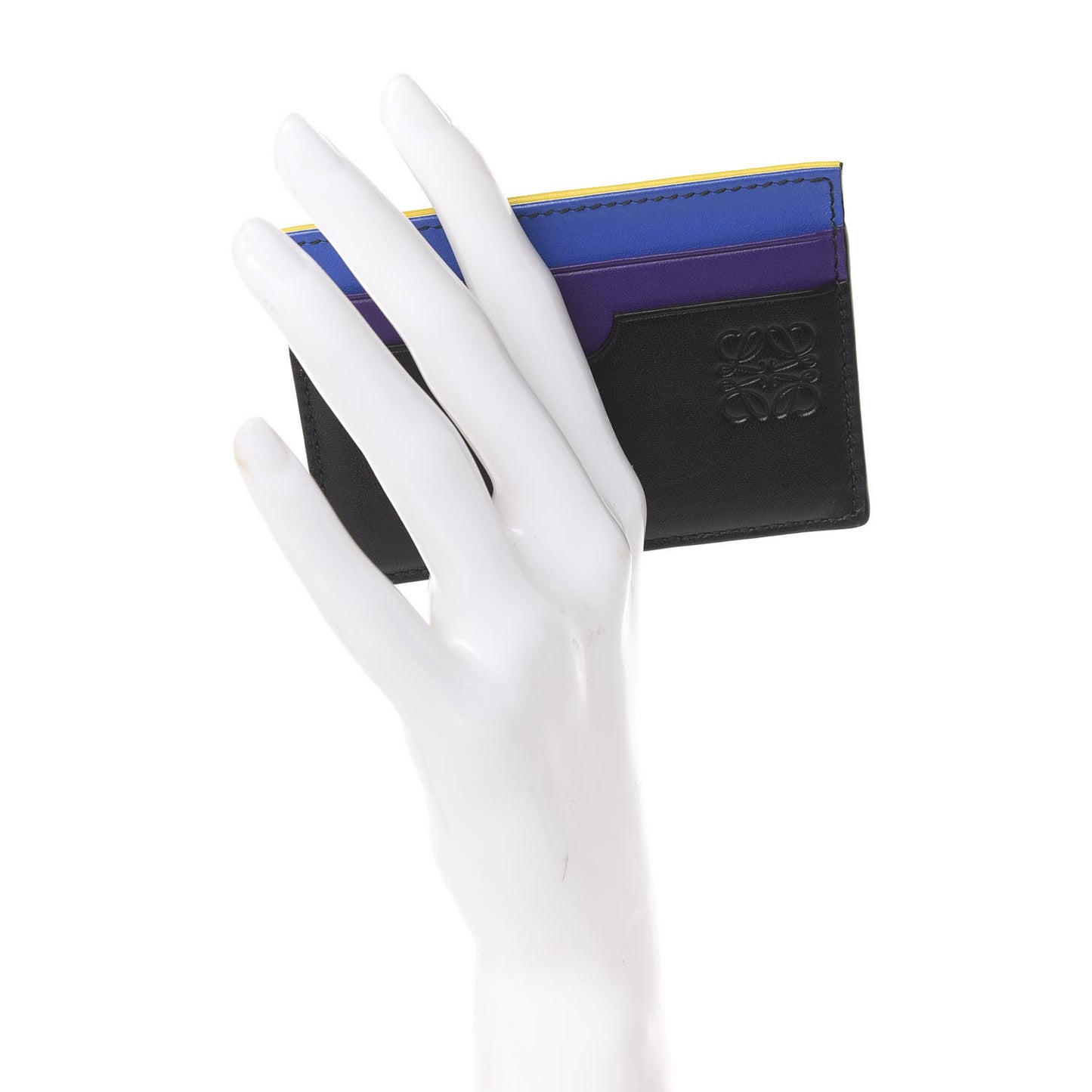 Soft Calfskin Plain Card Holder Multicolor