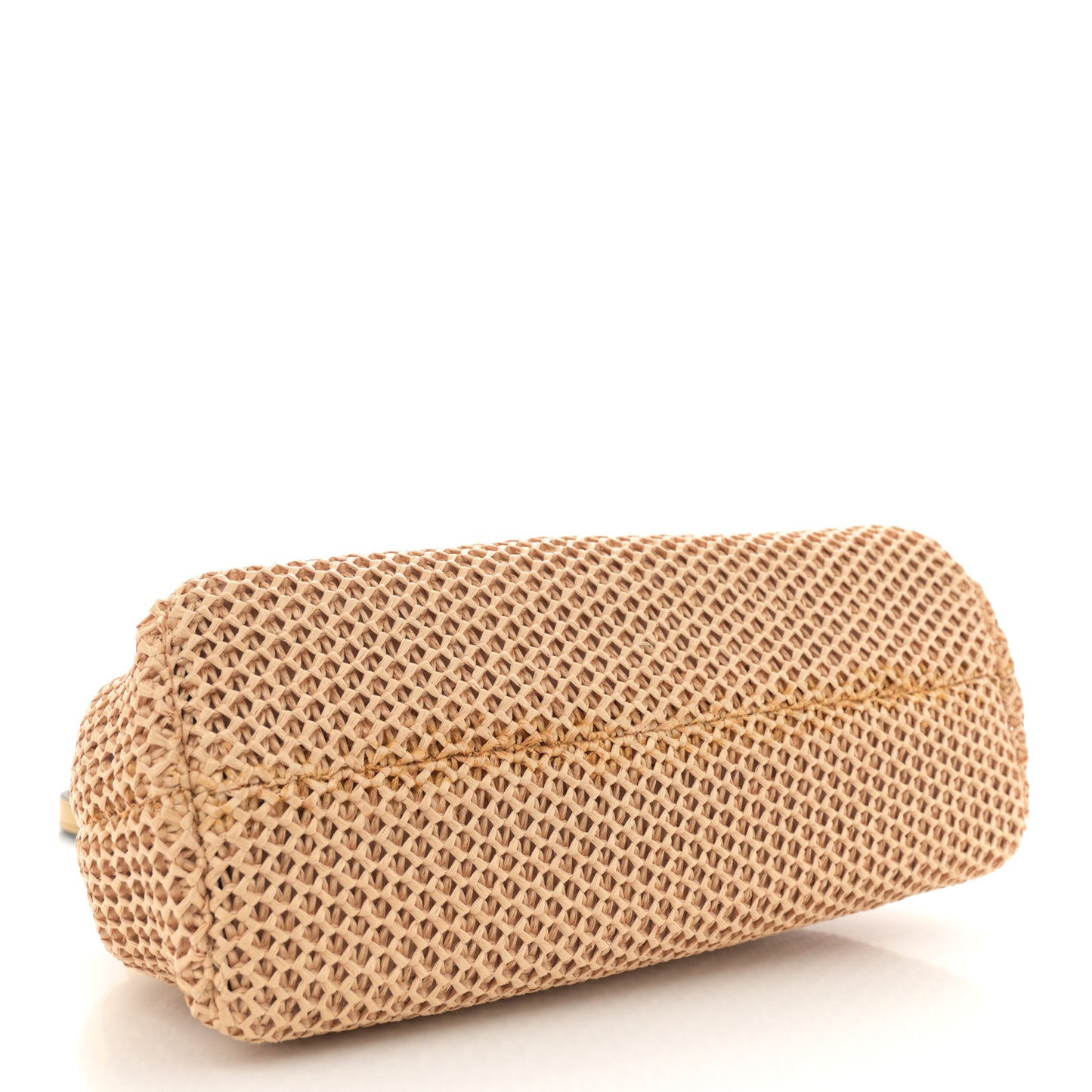 Raffia Nappa Macrame Small Fendi First Natural Sahara