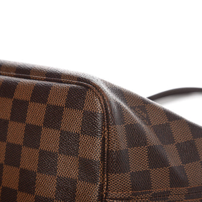Louis Vuitton Damier Ebene Neo Neverfull MM Rose Ballerine 18 of 20