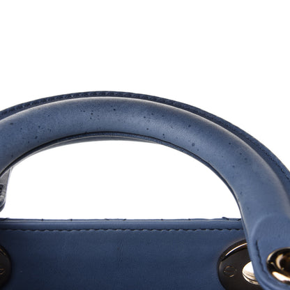 Christian Dior Lambskin Cannage Gradient Small My ABCDior Lady Dior Indigo Blue 9 of 9