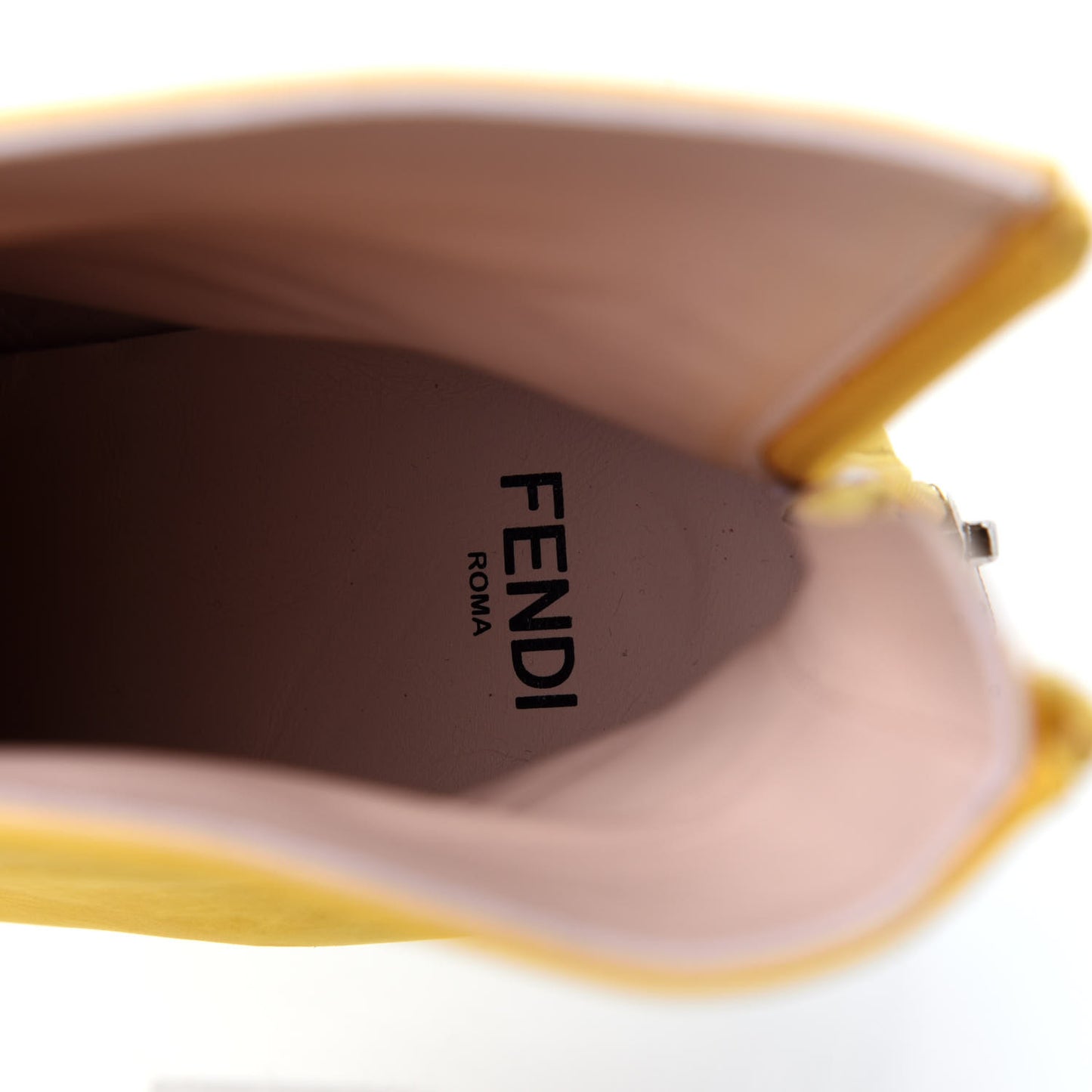 Nubuck FFreedom High Heel Ankle Boots 38.5 Yellow
