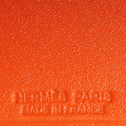 Hermes Everlisse Chevre Mysore Samarcande Horse Ornament Bag Charm Orange Lime 4 of 4