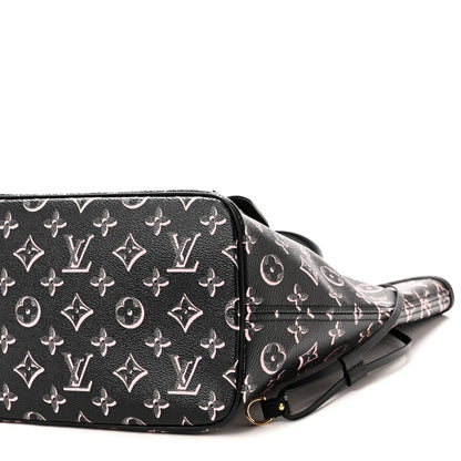 Louis Vuitton Monogram Fall For You Neverfull MM Black Black 9 of 9