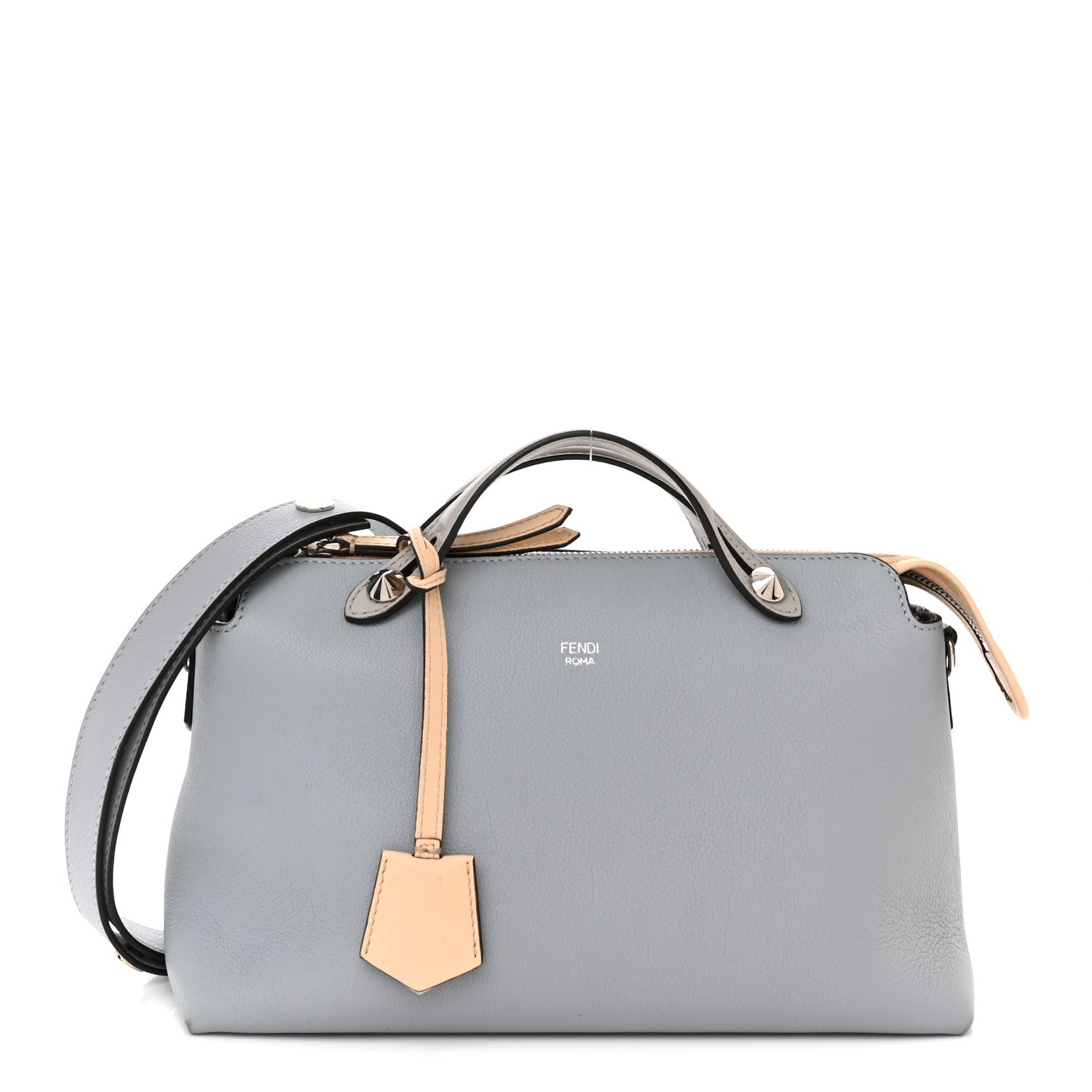 Fendi Vitello Dolce 4 Color Medium By The Way Boston Bag Polvere Multicolor 1 of 17