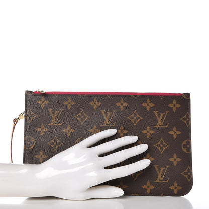 Louis Vuitton Monogram Neverfull MM GM Pochette Pivoine 2 of 8