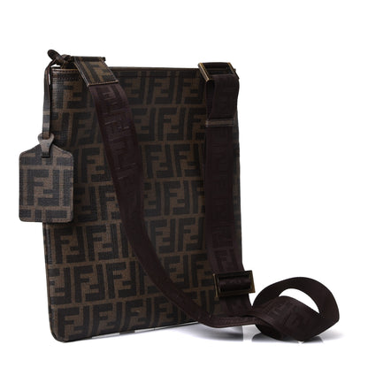Fendi Zucca Spalmati Messenger Bag Tobacco 3 of 10