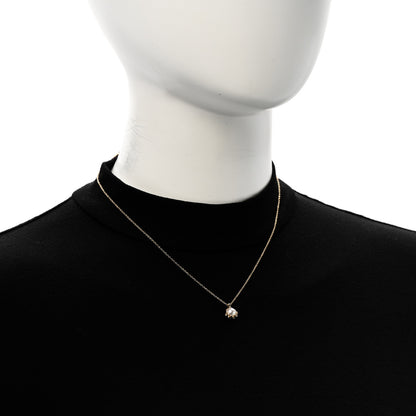 Tiffany 18K Yellow Gold Cultured Pearl Paloma Picasso Olive Leaf Pendant Necklace 2 of 6