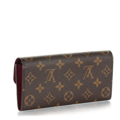 Louis Vuitton Monogram Emilie Wallet Fuchsia 3 of 7