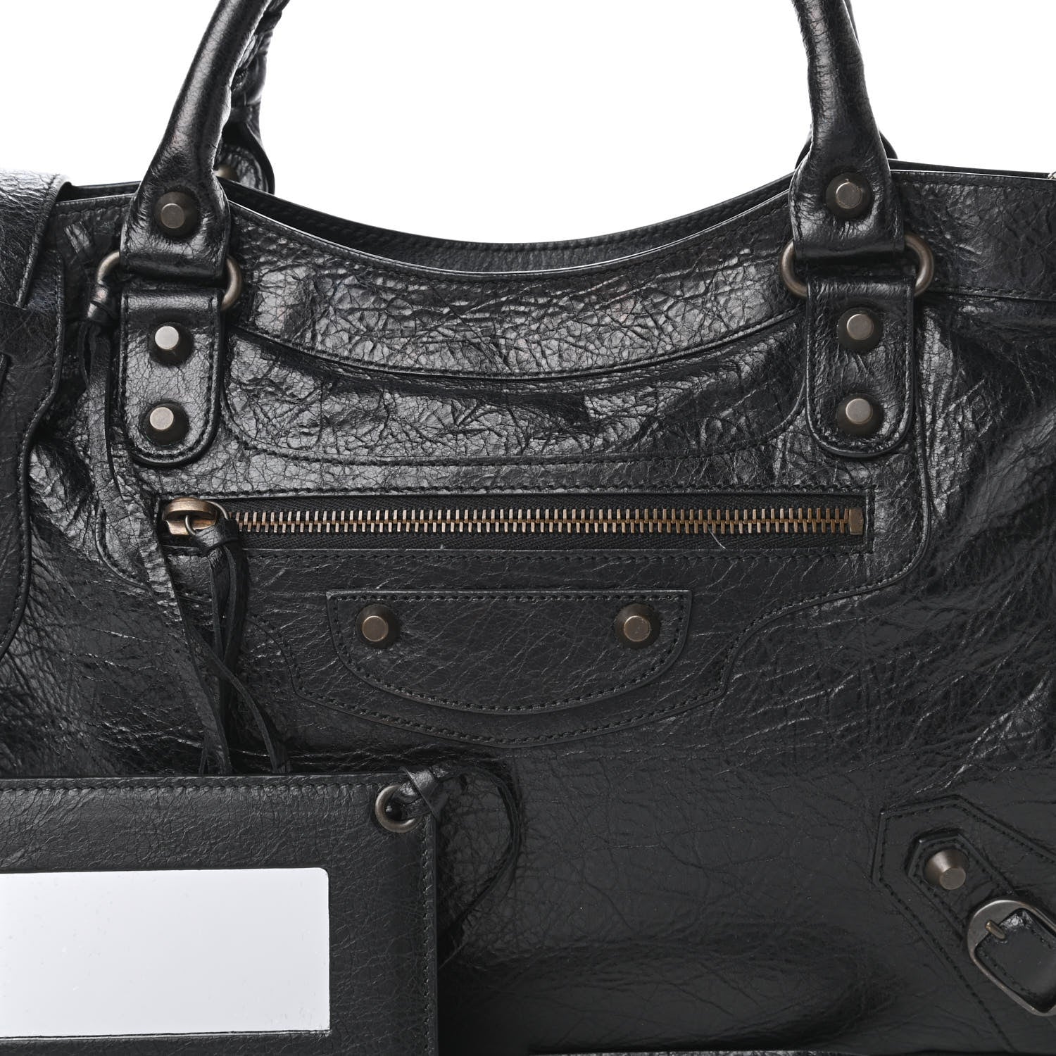 Balenciaga Agneau Classic Hardware Town Black 10 of 10