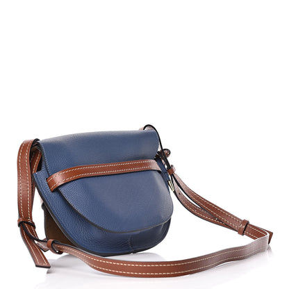 Loewe Grained Calfskin Small Gate Crossbody Bag Varsity Pecan 3 of 14