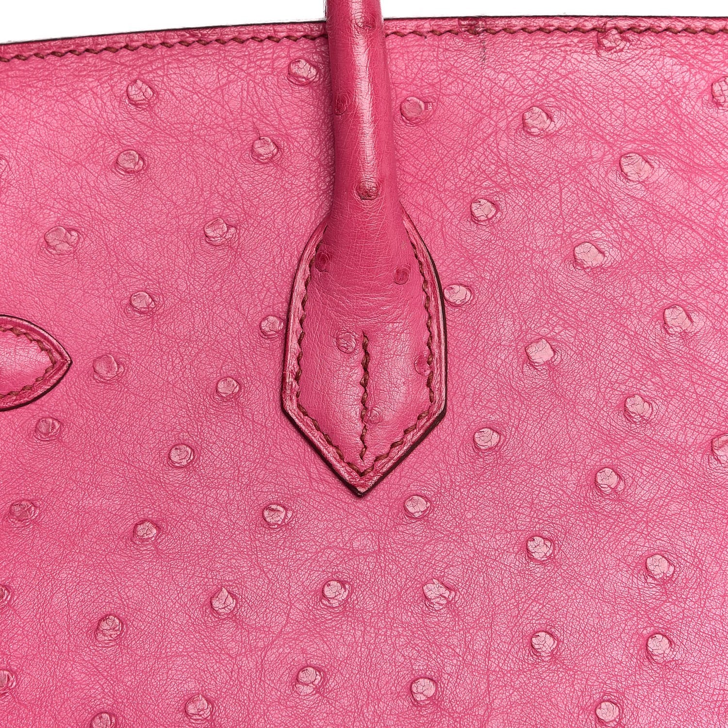 Hermes Ostrich Birkin 35 Fuchsia 12 of 35