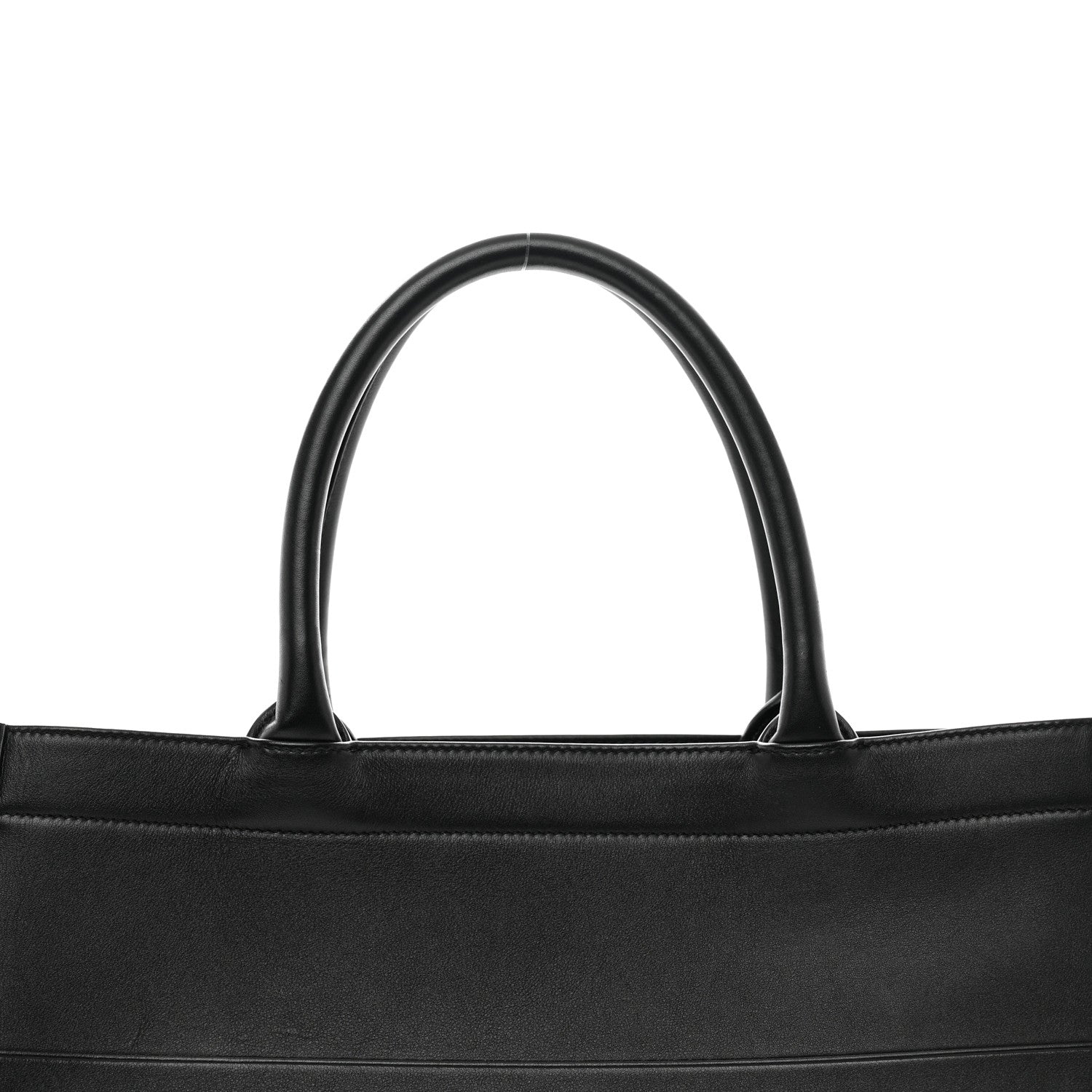 Christian Dior Calfskin Embossed Medium Book Tote Black 5 of 11