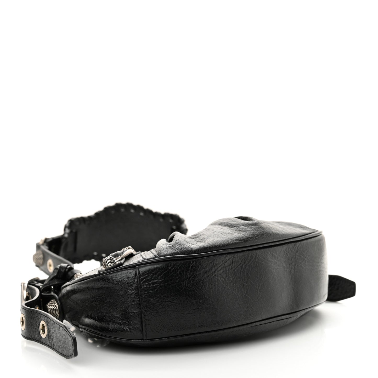 Agneau Arena Le Cagole Shoulder Bag XS Black