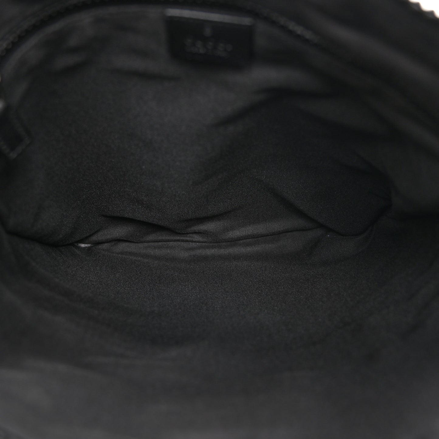 Nylon Monogram Medium Flat Messenger Bag Black