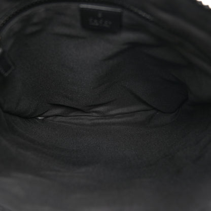 Gucci Nylon Monogram Medium Flat Messenger Bag Black 5 of 11