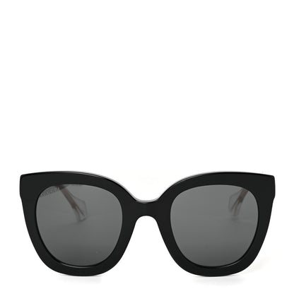 Gucci Acetate Crystal Sunglasses GG0564S Black Grey 4 of 7