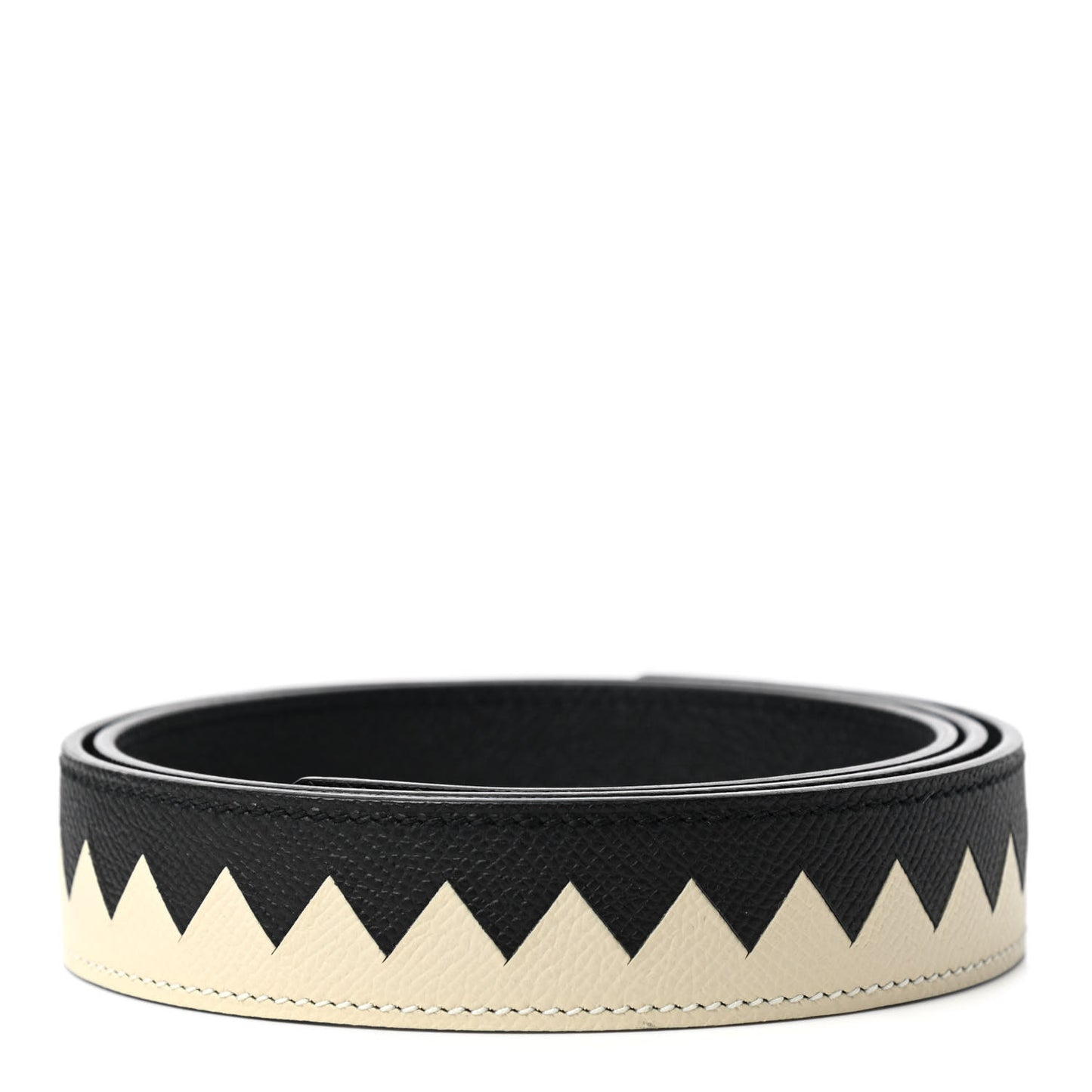 Epsom 30mm Tressage Au Galop Shoulder Strap Black Craie Gold