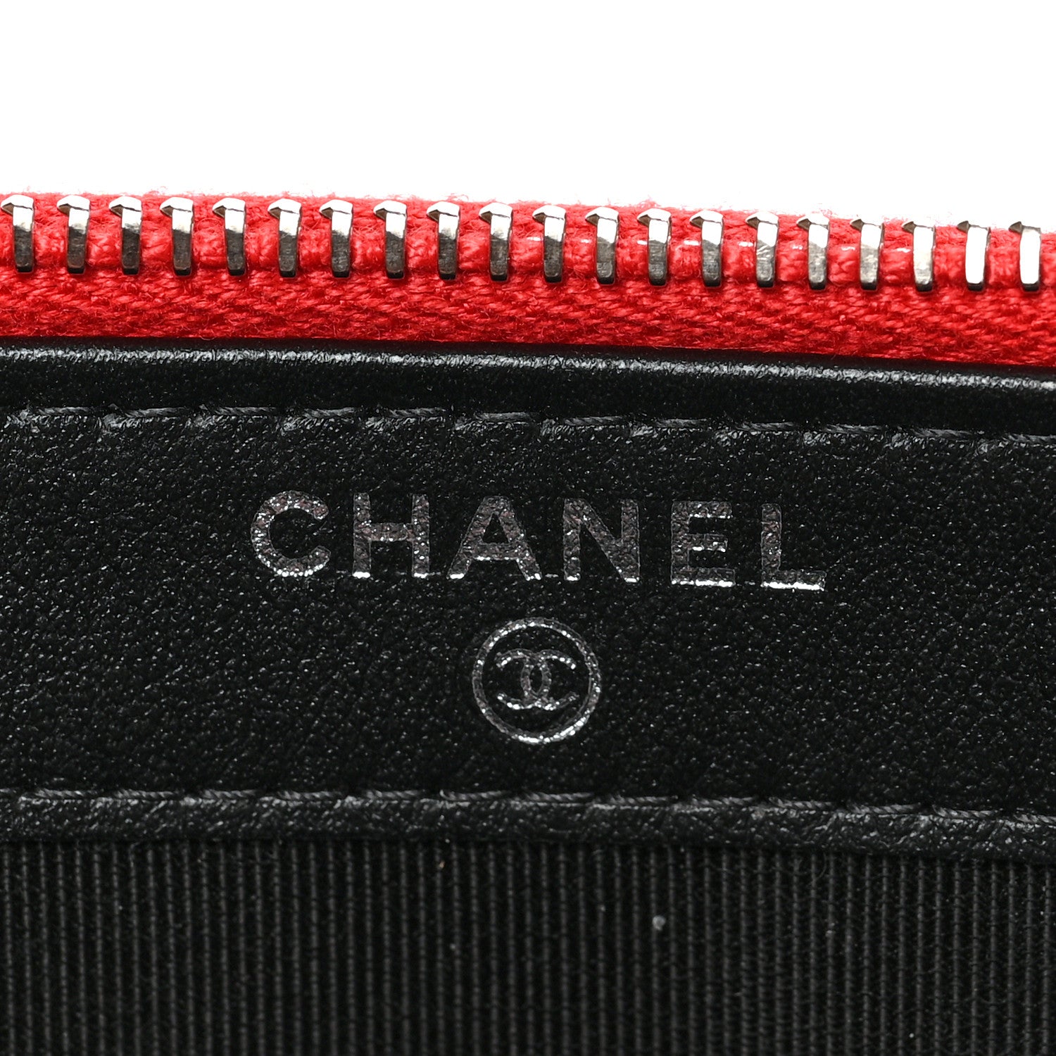 Chanel Patent Quilted Small Clutch With Chain Red Black 6 of 10