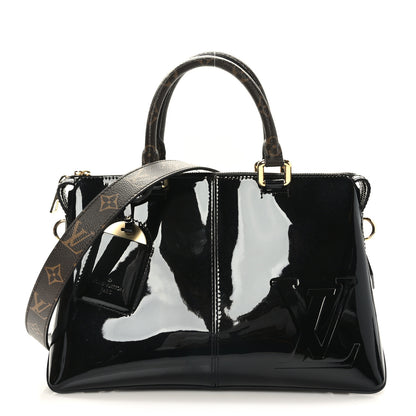 Louis Vuitton Patent Calfskin Miroir Tote Black 1 of 8