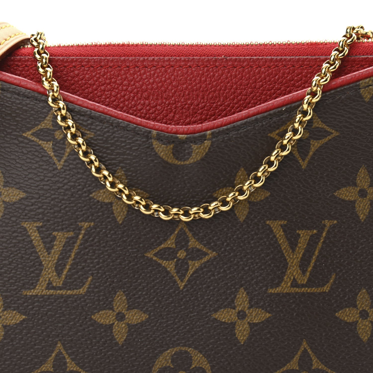 Louis Vuitton Monogram Pallas Clutch Cherry 8 of 10