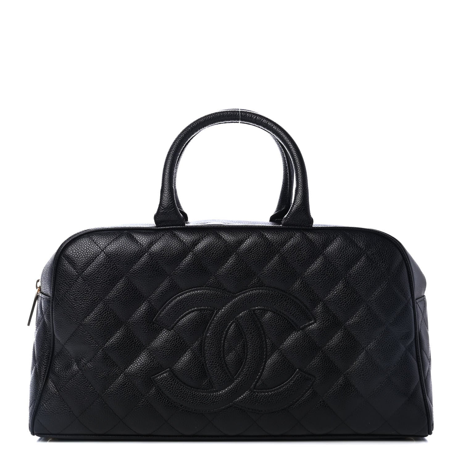 Chanel Caviar Quilted Large Bowler Black 1 of 4