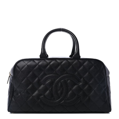 Chanel Caviar Quilted Large Bowler Black 1 of 4