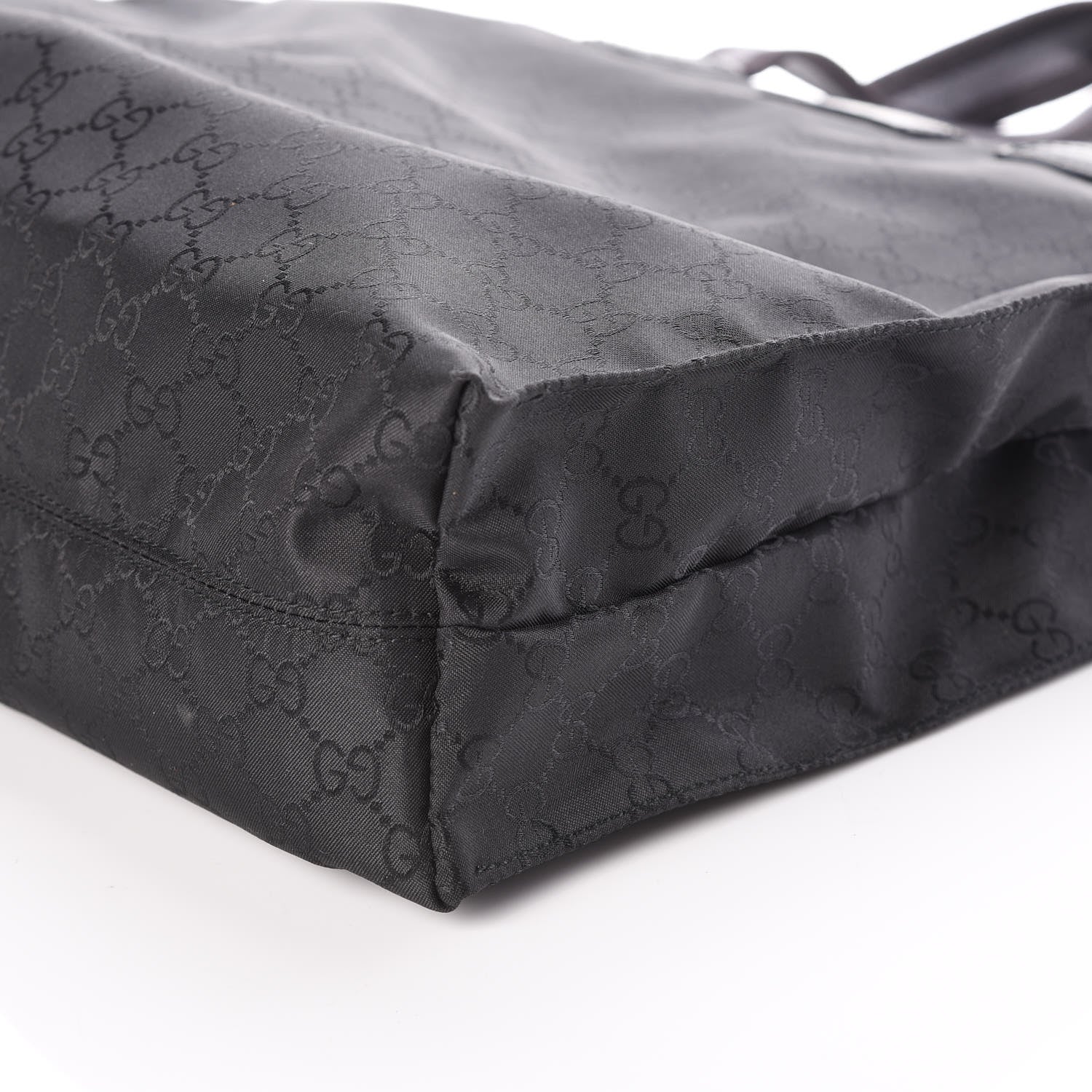 Gucci Nylon Monogram Tote Black 9 of 9