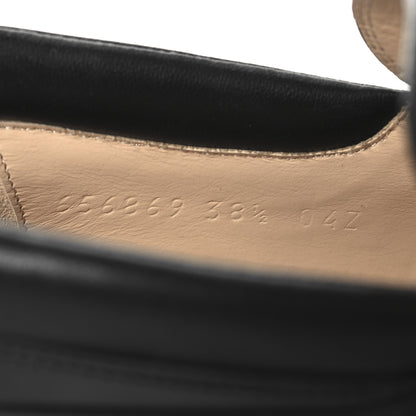Gucci Magnum Calfskin Nappa Samoa Womens Horsebit Platform Chunky Lug Sole 40mm Loafers 38.5  Black 7 of 9