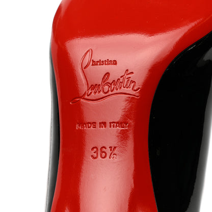 Christian Louboutin Patent Chic La Mer 45 Pumps 36.5 Black 7 of 8