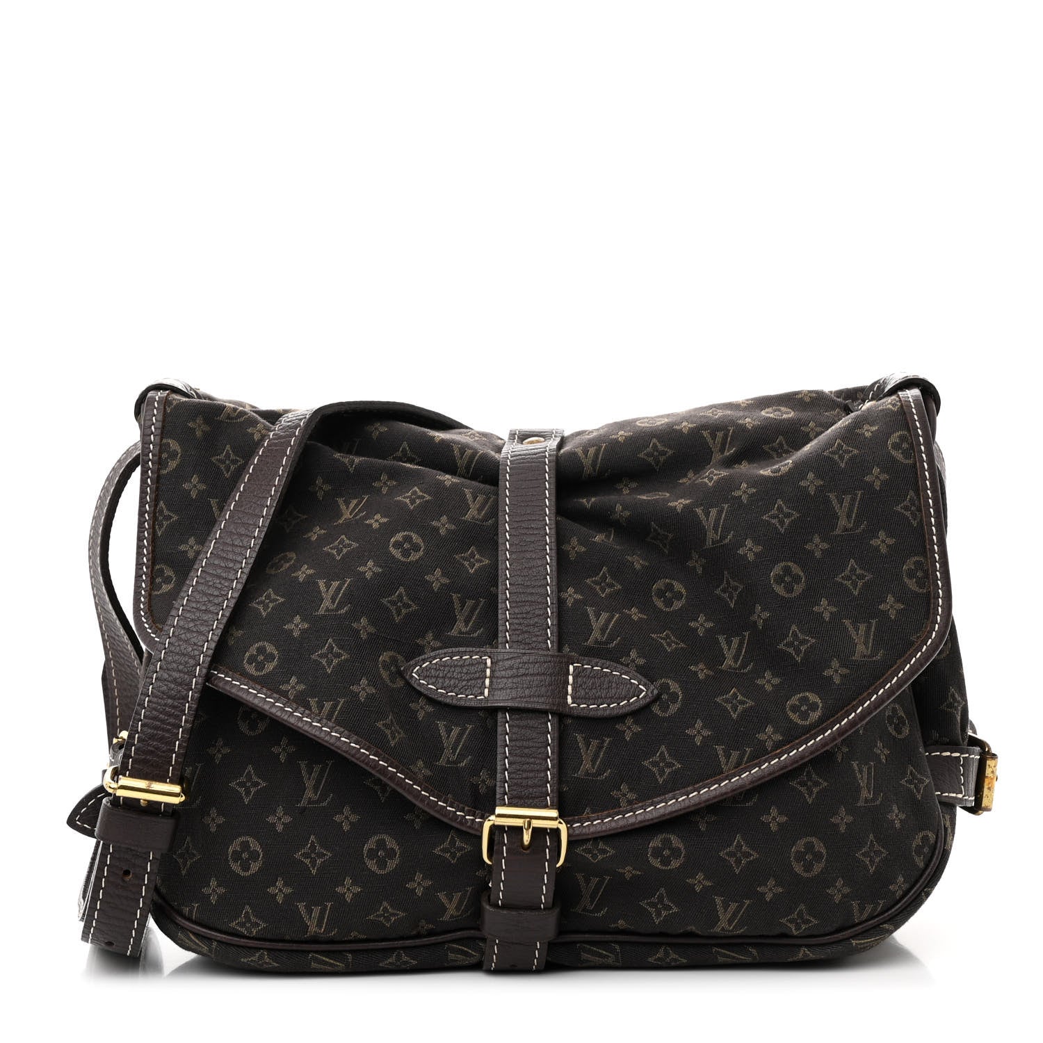 Louis Vuitton Monogram Mini Lin Saumur Ebene 1 of 11