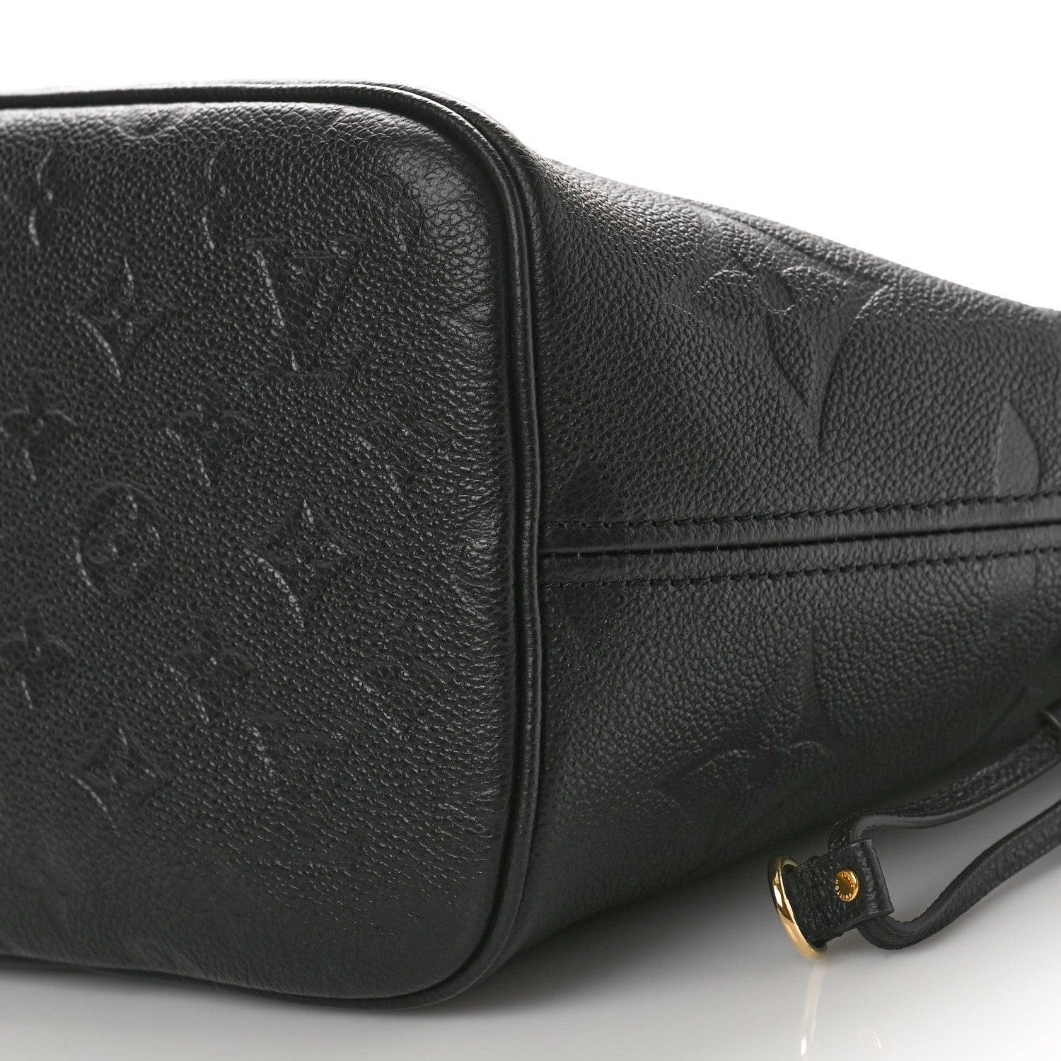 Louis Vuitton Empreinte Monogram Giant Neverfull MM Black 9 of 11