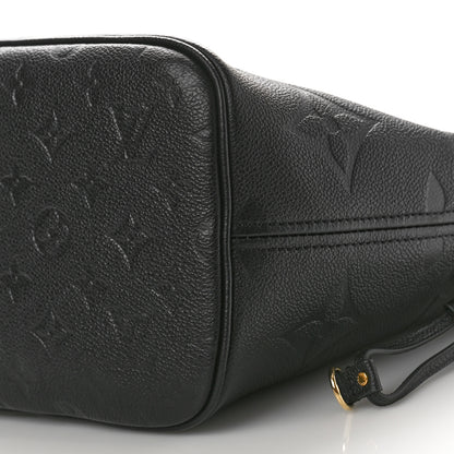 Louis Vuitton Empreinte Monogram Giant Neverfull MM Black 9 of 11